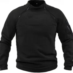 Men's Hiking Fleece Jacket Fleece Winter Outdoor Warm Soft Comfortable Fleece Jackets Full Zip Camping / Hiking / Caving Traveling Winter Sports Dark Grey Forest Green Navy Dark Khaki Light Khaki