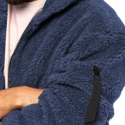 Men's Hiking Fleece Jacket Fleece Winter Outdoor Waterproof Warm Soft Comfortable Fleece Jackets Full Zip Camping / Hiking / Caving Traveling Winter Sports Dark Grey Black Dark Navy Khaki