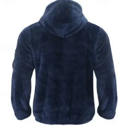 Men's Hiking Fleece Jacket Fleece Winter Outdoor Waterproof Warm Soft Comfortable Fleece Jackets Full Zip Camping / Hiking / Caving Traveling Winter Sports Dark Grey Black Dark Navy Khaki