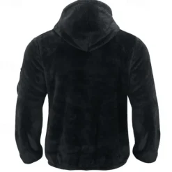 Men's Hiking Fleece Jacket Fleece Winter Outdoor Waterproof Warm Soft Comfortable Fleece Jackets Full Zip Camping / Hiking / Caving Traveling Winter Sports Dark Grey Black Dark Navy Khaki