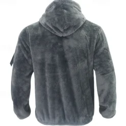 Men's Hiking Fleece Jacket Fleece Winter Outdoor Waterproof Warm Soft Comfortable Fleece Jackets Full Zip Camping / Hiking / Caving Traveling Winter Sports Dark Grey Black Dark Navy Khaki