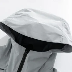 Men's Hiking Jacket Outdoor Color Block Waterproof Windproof Front Zipper Lightweight Jacket Full Zip Camping / Hiking / Caving Black Yellow Green Grey