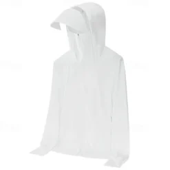 Men's Hiking Jacket Outdoor Sun Protection UPF50+ Front Zipper Lightweight Jacket Full Zip Fishing Camping / Hiking / Caving White Army Green Blue Light Grey Khaki