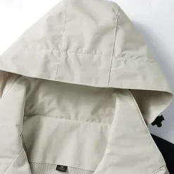 Men's Hiking Jacket Rain Jacket Hardshell Jacket Winter Outdoor Color Block Thermal Warm Windproof Water Resistant 3-in-1 Jacket Windbreaker Jacket Traveling Black White Green