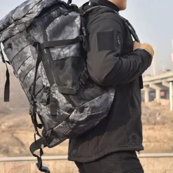 Men's Hiking Jacket Winter Outdoor Waterproof Windproof Front Zipper Lightweight Jacket Full Zip Camping / Hiking / Caving Dark Grey Black Army Green Khaki