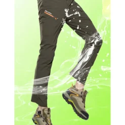 Men's Hiking Pants Trousers Summer Outdoor Waterproof Comfort Breathable Quick Dry Bottoms Black Army Green Elastane Hunting Fishing Camping / Hiking / Caving L XL XXL XXXL 4XL / Wear Resistance