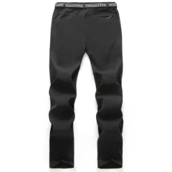 Men's Hiking Pants Trousers Summer Outdoor Windproof Breathable Water Resistant Quick Dry Bottoms Zipper Pocket Elastic Waist Black Army Green Hunting Fishing Climbing S M L XL XXL / Lightweight