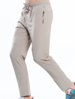 Men's Hiking Pants Trousers Summer Outdoor Comfort Multi-Pockets Quick Dry Lightweight Spandex Elastane Elastic Waistband Drawstring Zipper Pocket Pants / Trousers Bottoms Army Green Grey Khaki Black
