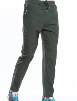 Men's Hiking Pants Trousers Summer Outdoor Comfort Multi-Pockets Quick Dry Lightweight Spandex Elastane Elastic Waistband Drawstring Zipper Pocket Pants / Trousers Bottoms Army Green Grey Khaki Black