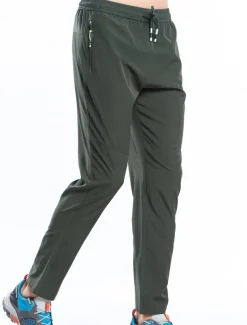 Men's Hiking Pants Trousers Summer Outdoor Comfort Multi-Pockets Quick Dry Lightweight Spandex Elastane Elastic Waistband Drawstring Zipper Pocket Pants / Trousers Bottoms Army Green Grey Khaki Black