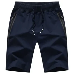 Men's Hiking Shorts Bottoms Outdoor Windproof Breathable Quick Dry Lightweight Black Blue Gray Fishing Climbing Running / Knee Length / Wear Resistance