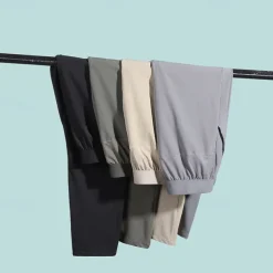 Men's Hiking Shorts Summer Outdoor Breathable Quick Dry Zipper Pocket Lightweight Capri Pants Bottoms Drawstring Elastic Waist Army green seven Khaki Seven Fishing Climbing Beach M L XL 2XL 3XL