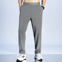 Men's Hiking Shorts Summer Outdoor Breathable Quick Dry Zipper Pocket Lightweight Capri Pants Bottoms Drawstring Elastic Waist Army green seven Khaki Seven Fishing Climbing Beach M L XL 2XL 3XL