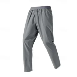 Men's Hiking Shorts Summer Outdoor Breathable Quick Dry Zipper Pocket Lightweight Capri Pants Bottoms Drawstring Elastic Waist Army green seven Khaki Seven Fishing Climbing Beach M L XL 2XL 3XL