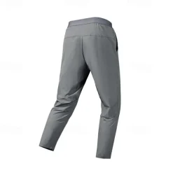 Men's Hiking Shorts Summer Outdoor Breathable Quick Dry Zipper Pocket Lightweight Capri Pants Bottoms Drawstring Elastic Waist Army green seven Khaki Seven Fishing Climbing Beach M L XL 2XL 3XL