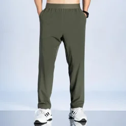 Men's Hiking Shorts Summer Outdoor Breathable Quick Dry Zipper Pocket Lightweight Capri Pants Bottoms Drawstring Elastic Waist Army green seven Khaki Seven Fishing Climbing Beach M L XL 2XL 3XL