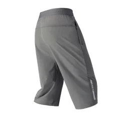 Men's Hiking Shorts Summer Outdoor Breathable Quick Dry Zipper Pocket Lightweight Capri Pants Bottoms Drawstring Elastic Waist Army green seven Khaki Seven Fishing Climbing Beach M L XL 2XL 3XL