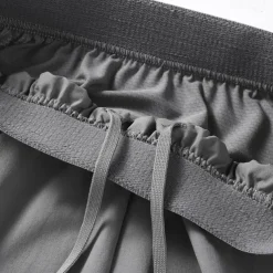 Men's Hiking Shorts Summer Outdoor Breathable Quick Dry Zipper Pocket Lightweight Capri Pants Bottoms Drawstring Elastic Waist Army green seven Khaki Seven Fishing Climbing Beach M L XL 2XL 3XL