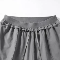 Men's Hiking Shorts Summer Outdoor Breathable Quick Dry Zipper Pocket Lightweight Capri Pants Bottoms Drawstring Elastic Waist Army green seven Khaki Seven Fishing Climbing Beach M L XL 2XL 3XL