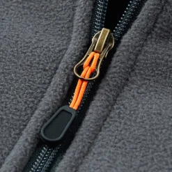 Men's Hiking Vest Hiking Fleece Vest Sleeveless Top Outdoor Thermal Warm Fleece Lining Winter Zipper Pocket Polyester Black Army Green Royal Blue Camping / Hiking / Caving Traveling