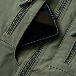 Men's Hiking Vest Hiking Fleece Vest Sleeveless Vest Outdoor Comfortable Breathable Pocket Polyester Black Army Green Khaki Hunting Fishing Climbing