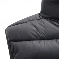 Men's Hiking Vest Padded Hiking Vest Quilted Puffer Vest Sleeveless Vest Outdoor Thermal Warm Breathable Comfortable Winter Pocket Polyester Red Navy Blue Orange Hunting Fishing Climbing