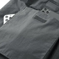 Men's Hiking Vest Sleeveless Vest Outdoor Quick Dry Comfortable Multiple Pockets Polyester Black Army Green Khaki Hunting Fishing Climbing