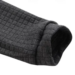 Men's Hoodie Apricot Black White Army Green Red Hooded Plain Jacquard Pocket Ribbed Textured Sports & Outdoor Daily Holiday Polyester Streetwear Basic Casual Spring & Fall Clothing Apparel Hoodies