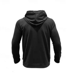 Men's Hoodie Black Army Green Green Dark Gray Coffee Hooded Plain Pocket Sports & Outdoor Daily Holiday Cotton Streetwear Basic Casual Spring & Fall Clothing Apparel Hoodies Sweatshirts