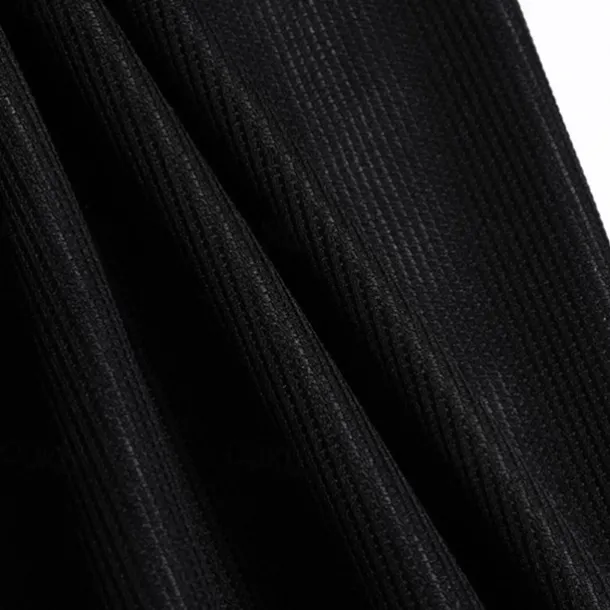 Men's Hoodie Black Army Green Red Khaki Hooded Plain Ribbed Front Pocket Textured Sports & Outdoor Daily Holiday Streetwear Basic Casual Spring & Fall Clothing Apparel Hoodies Sweatshirts Long