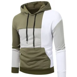 Men's Hoodie Black Pink Army Green Blue Hooded Color Block Pocket Sports & Outdoor Daily Holiday Streetwear Cool Casual Spring & Fall Clothing Apparel Hoodies Sweatshirts