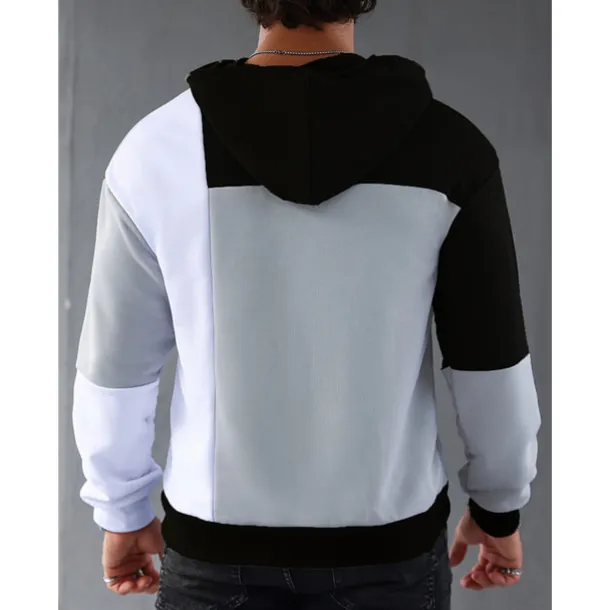 Men's Hoodie Black Pink Army Green Blue Hooded Color Block Pocket Sports & Outdoor Daily Holiday Streetwear Cool Casual Spring & Fall Clothing Apparel Hoodies Sweatshirts