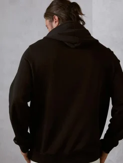 Men's Hoodie Black White Hooded Plain Sports & Outdoor Daily Holiday Cotton Streetwear Cool Casual Spring & Fall Clothing Apparel Hoodies Sweatshirts Long Sleeve