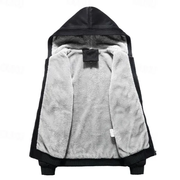 Men's Hoodie Fleece Hoodie Navy Blue Light Grey Dark Gray Hooded Camouflage Zipper Color Block Sports & Outdoor Casual Daily Polyester Streetwear Cool Casual Fall Winter Clothing Apparel Hoodies