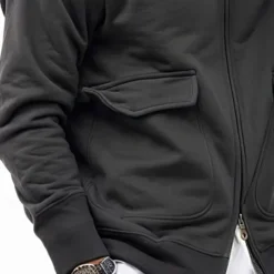 Men's Hoodie Full Zip Hoodie Tactical Hoodie Black Navy Blue Khaki Gray Hooded Plain Tactical Sports & Outdoor Daily Streetwear Cool Casual Winter Spring & Fall Clothing Apparel Hoodies Sweatshirts