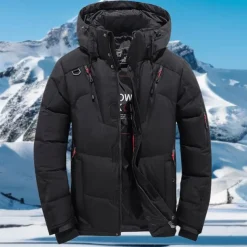 Men's Hoodie Jacket Hiking Fleece Jacket Winter Outdoor Windproof Warm Soft Comfortable Fleece Jackets Full Zip Camping / Hiking / Caving Traveling Winter Sports Black Blue Orange Green Grey