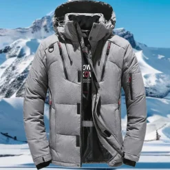 Men's Hoodie Jacket Hiking Fleece Jacket Winter Outdoor Windproof Warm Soft Comfortable Fleece Jackets Full Zip Camping / Hiking / Caving Traveling Winter Sports Black Blue Orange Green Grey