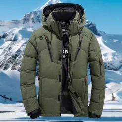 Men's Hoodie Jacket Hiking Fleece Jacket Winter Outdoor Windproof Warm Soft Comfortable Fleece Jackets Full Zip Camping / Hiking / Caving Traveling Winter Sports Black Blue Orange Green Grey