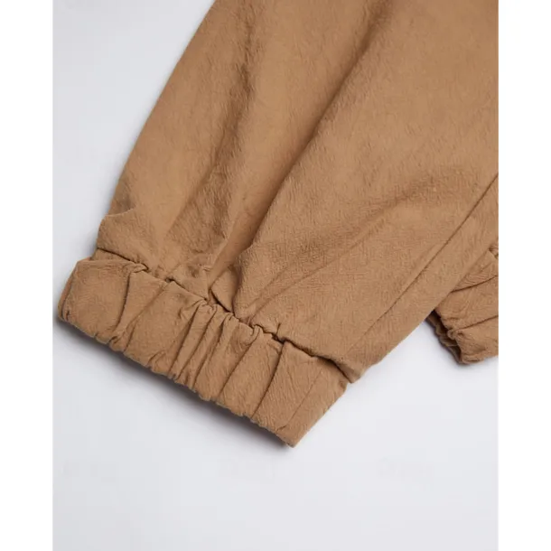 Men's Joggers Linen Pants Trousers Summer Pants Casual Pants Pocket Drawstring Elastic Waist Plain Comfort Breathable Home Daily Holiday Basic Casual Black White Inelastic