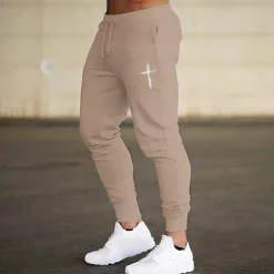 Men's Joggers Sweatpants Athletic Pants GYM Pants Pocket Drawstring Elastic Waistband Pants / Trousers Outdoor Sports & Outdoor Athletic Fall Breathable Soft Marathon Running Workout Tailored Fit