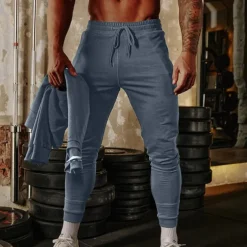 Men's Joggers Sweatpants Athletic Pants GYM Pants Pocket Drawstring Elastic Waistband Pants / Trousers Outdoor Sports & Outdoor Athletic Fall Breathable Soft Marathon Running Workout Tailored Fit