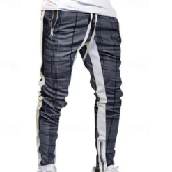 Men's Joggers Sweatpants Running Pants Athletic Pants GYM Pants Drawstring Zipper Pocket Pants / Trousers Outdoor Sports & Outdoor Athletic Quick Dry Lightweight Soft Marathon Workout Walking