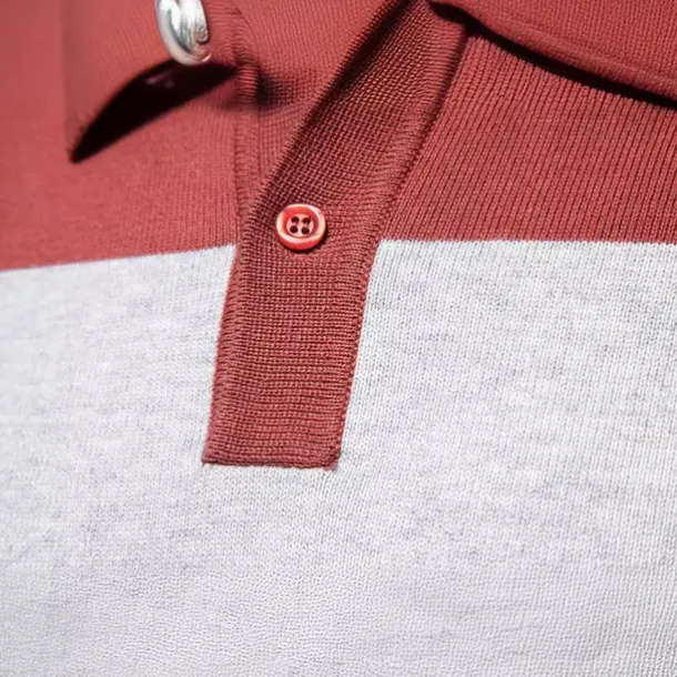 Men's Knit Color Block Half Zip Knitwear Elegant Christmas Gifts Home Clothing Apparel Fall Winter Navy Blue Orange S M L