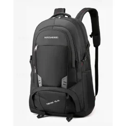 Men's Large Capacity School and Travel Backpack – 55L Water-Resistant Multi-Compartment Bag for High School, College, Hiking, or Commuting