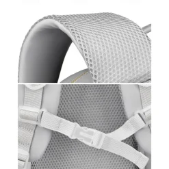 Men's Large Capacity USB Charging Backpack with Shoe Compartment, Water-Resistant Oxford School Bag for College Students and Outdoor Travel