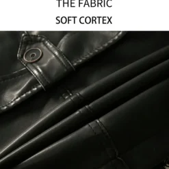 Men's Leather Jacket Motorcycle Jacket Outdoor Daily Wear Windproof Warm Pocket With Belt Fall Winter Plain Fashion Streetwear Stand Collar Regular Yellow Jacket