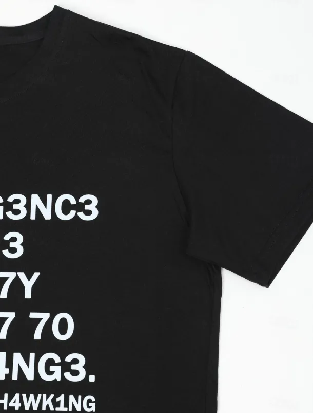 Men's Letter Graphic Prints Funny T Shirt Graphic Tee 100% Cotton Short Sleeve Graphic Shirt Wine Black White Comfortable Tee Vacation Street Fashion Designer Clothing