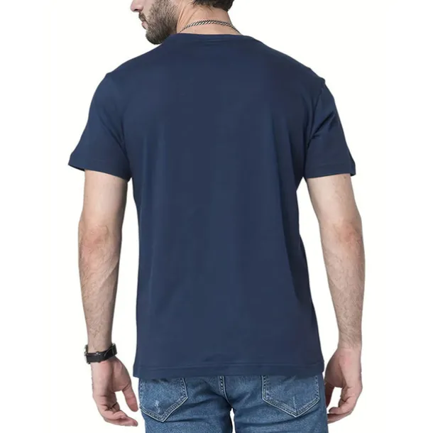 Men's Letter Graphic Prints T Shirt Graphic Tee Polyester Short Sleeve Graphic Shirt Black White Blue Comfortable Tee Outdoor Street Fashion Designer Clothing