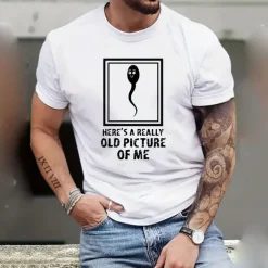 Men's Letter Graphic Prints T Shirt Graphic Tee Polyester Short Sleeve Graphic Shirt Black White Blue Comfortable Tee Outdoor Street Fashion Designer Clothing