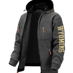 Men's Letter Graphic Prints Hoodies Long Sleeve Sweatshirts Hooded Fashion Daily Vacation Going out Spring & Fall Dark Blue Dark Gray Gray Clothing Apparel Designer S M L XL 2XL 3XL